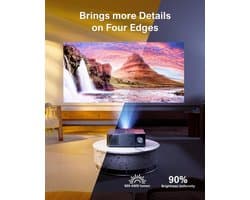 Beamer - Projector - Mini Projector - Full HD 1080P - 5G WiFi LED - 4K Video - 30W Speaker – Home Theater Bluetooth Projector