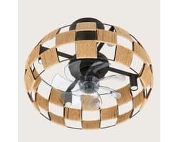 FARELEK – Brézana Ø48 cm – Plafondventilator – 7 ABS – 6 standen