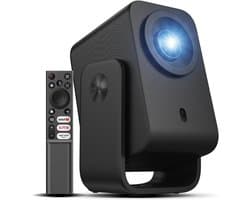 Draagbare Beamer - Mini Projector - Thuisbioscoop Creëren - Officieel Google TV Systeem - 120 inch Scherm - Donkergrijs