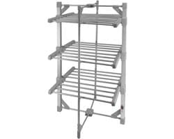 Elektrisch Verwarmd Wasrek - Droogrek Kleding - Was Drogen - 3 Lagen 21m - 15kg Capaciteit - Wit