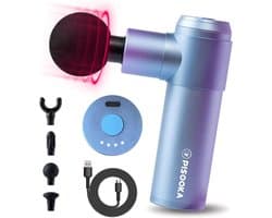 PISOOKA X2 Mini Massage Gun, Percussion Massage Gun, Deep Weave, Lightweight, Portable Long Battery Life, Massager for - ShopVlot