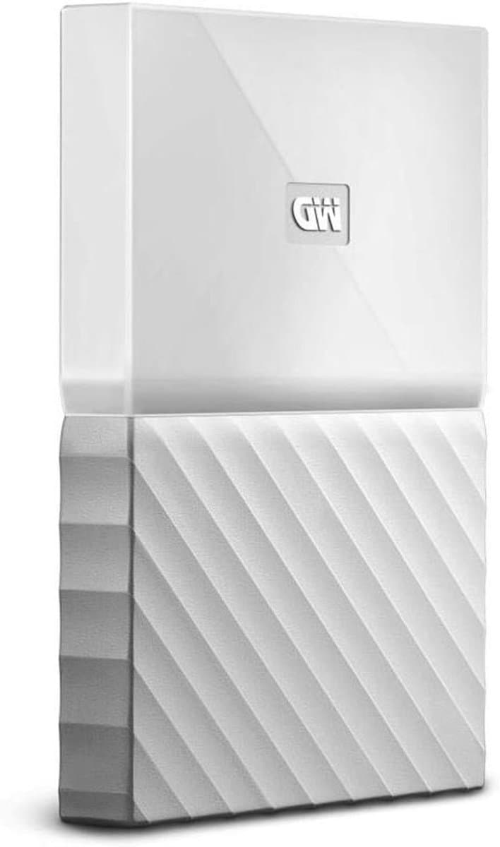 Externe Harde Schijf - Portable HDD - Bestanden Opslaan - Wachtwoord Beveiliging - 2TB - Wit — afbeelding 1