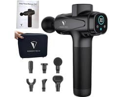 SnelShoppen - Massage Gun G4 - Draagbare Massageapparaat - Ergonomisch en Stil - 45dB Geluidsniveau - USB-C Oplaadbaar - Ideaal voor Thuis, Gym, Werk