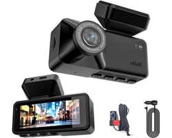 Dashcam - Autocamera Rijcamera - Verkeersregistratie - G-sensor voor crashdetectie - 3.2 inch scherm - Zwart