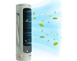 Luchtkoeler - Persoonlijke ventilator - Persoonlijke verkoeling - Stille werking - 10.5x11x10.5 cm - Lichtgroen