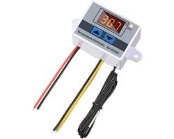 SnelShoppen - Digitale LED Temperatuurcontroller Module - W3001 Thermostaat Schakelaar met Waterproof Probe - -50℃ tot 110℃ Programmeerbare Verwarming