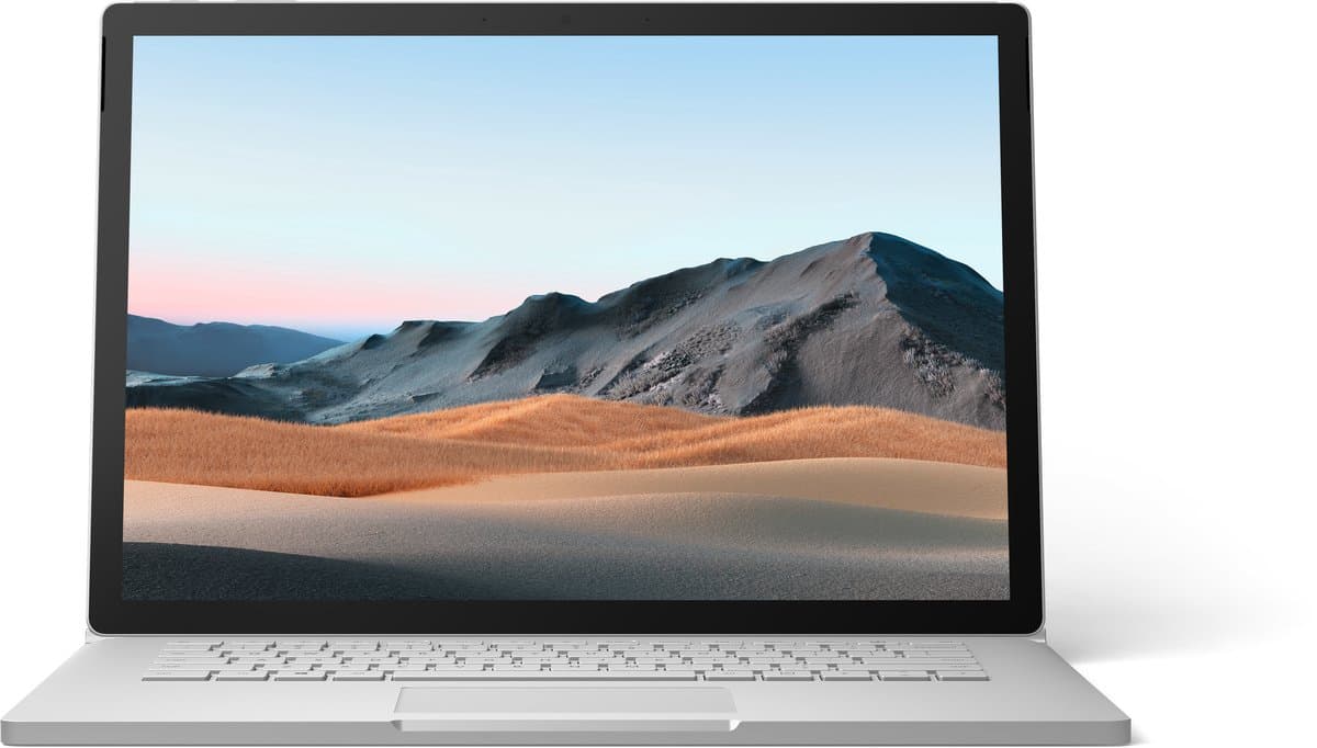 Microsoft Surface Book 3 Intel® Core™ i7 i7-1065G7 Hybride (2-in-1) 38,1 cm (15") Touchscreen 32 GB LPDDR4x-SDRAM 1 TB SSD NVIDIA® Quadro® RTX 3000 Max-Q Wi-Fi 6 (802.11ax) Windows 11 Pro Platina — afbeelding 1