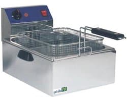 Friteuse de Table - Elektrische Frituur - Lekkere Snacks - Verbeterde Evaporatie - 5 Liter - Zilver