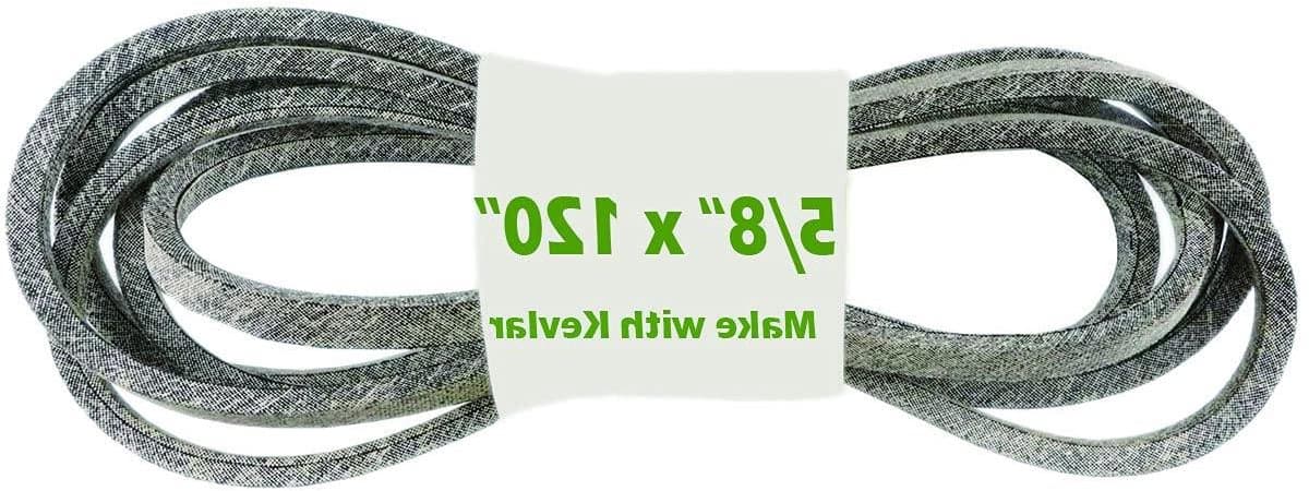 Grasmaaier Riem - Snijdekgordel - Dek Onderhoud - Kevlar Versterkt - 5/8 x 120 Inch - Zwart — afbeelding 1