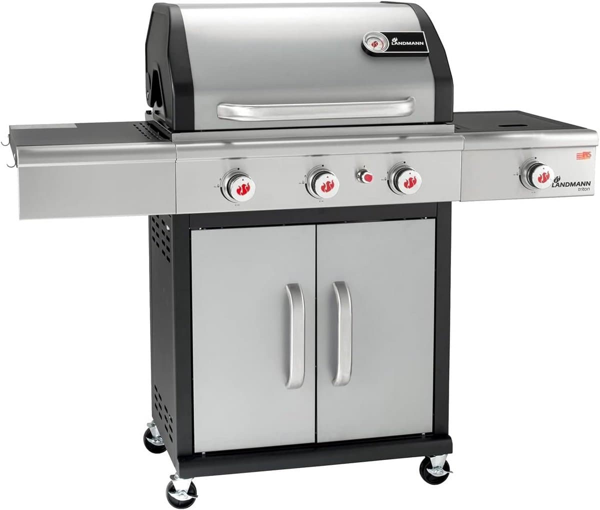 Landmann Triton PTS 3.1 Gasbarbecue - 4 branders - zilver — afbeelding 1
