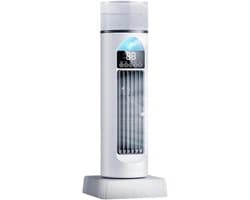 Torenventilator - Vloerventilator - Ruimte Koelen - Stille Werking - 34 cm Hoogte - Wit