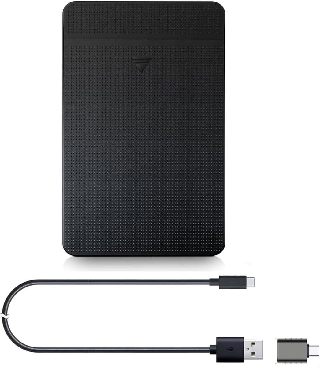 Externe Harde Schijf - Draagbare Opslag - Bestanden Opslaan - Ultra Slim Design - 500 GB - Zwart — afbeelding 1