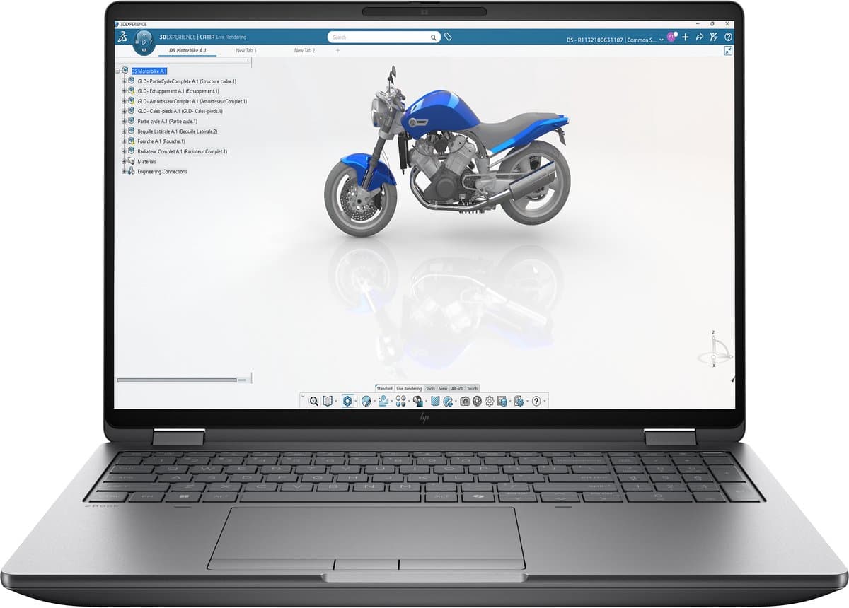 "HP ZBook Fury G1i Wolf Pro Security Edition Intel Core Ultra 9 285HX Mobiel werkstation 40,6 cm (16"") WUXGA 32 GB DDR5-SDRAM 1 TB SSD NVIDIA RTX PRO 2000 Blackwell Wi-Fi 7 (802.11be) Windows 11 Pro AI Workstation, AI PC Zilver" — afbeelding 1