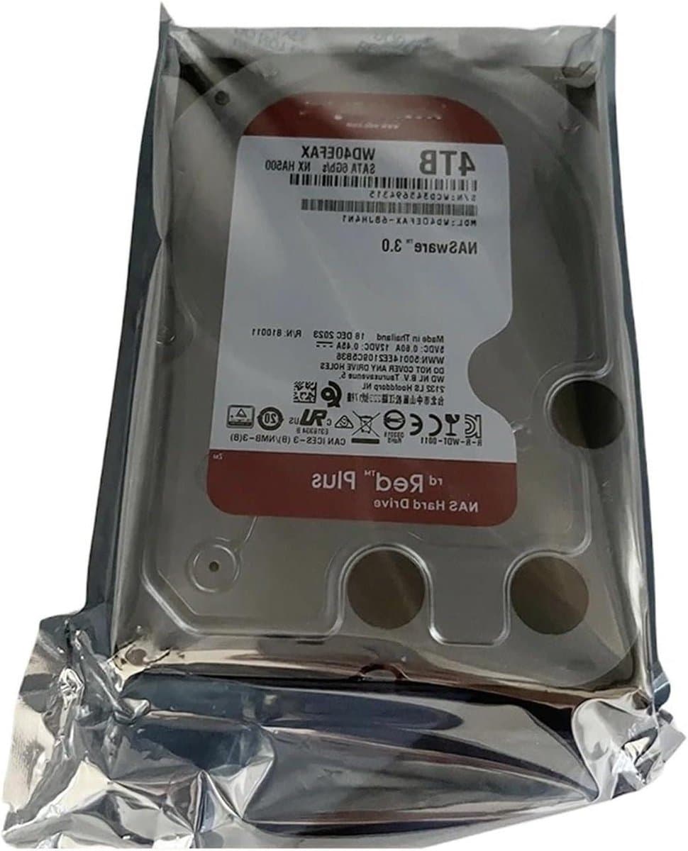 1 Stks 4 T 3.5 inch Voor NAS Opslag Server Harde Schijf 5400 RPM 256 M SATA WD40EFAX — afbeelding 1