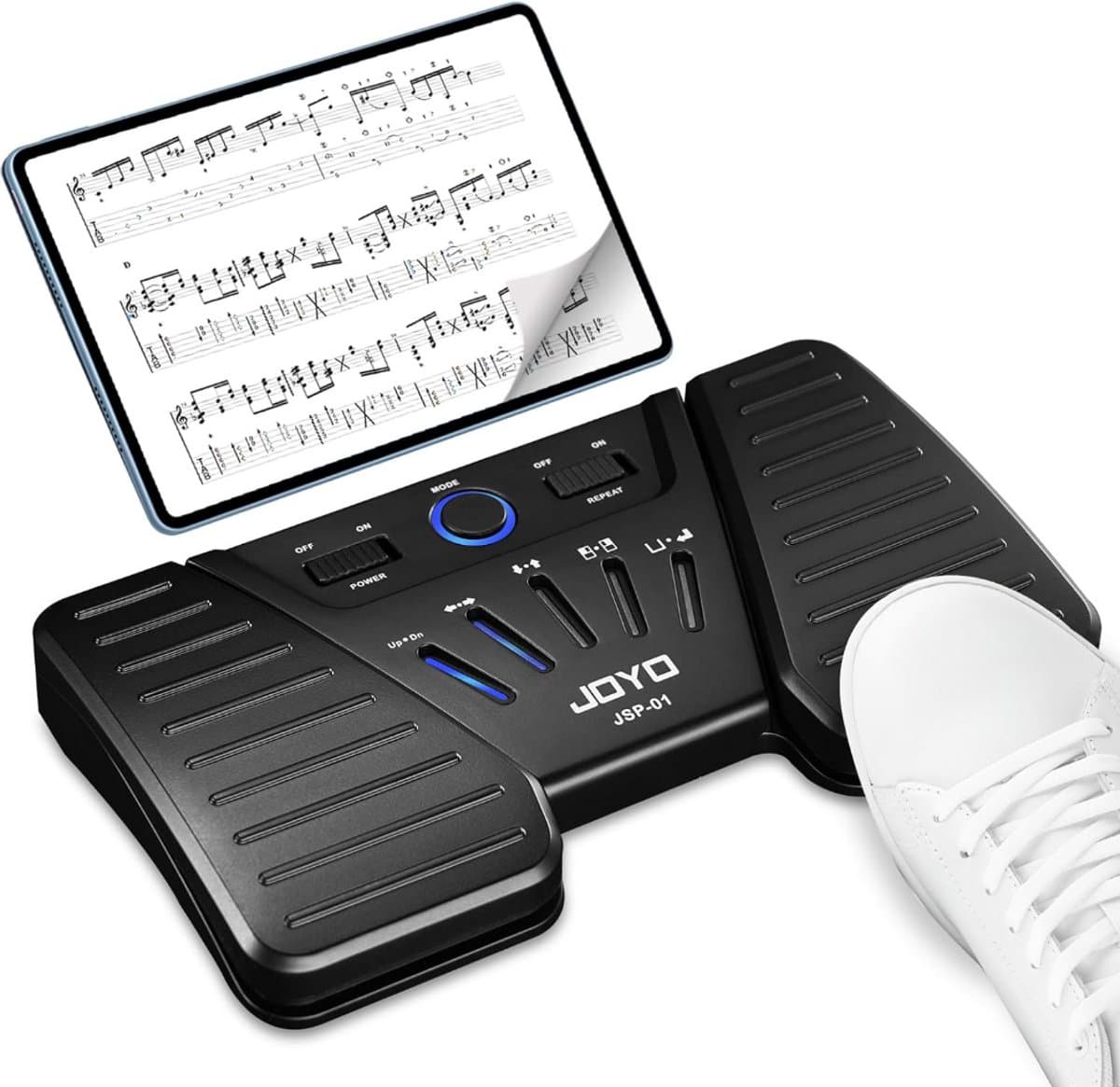 Joyo JSP-01 Draadloze Bluetooth Page Turner Pedal Paginawisselaar — afbeelding 1