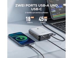 Accu Grasmaaier – Elektrische Grasmaaier – Draadloze Grasmaaier – Tuinmaaier – Gazonsnijder – Borstelloze Motor – 33 cm Maaibreedte, 4,0 Ah Accu, 30L Opvangbak, 25-65 mm Maaihoogte