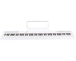 Digitale piano 88 toetsen - Met gratis lessen - Fazley FSP-200-W - Wit