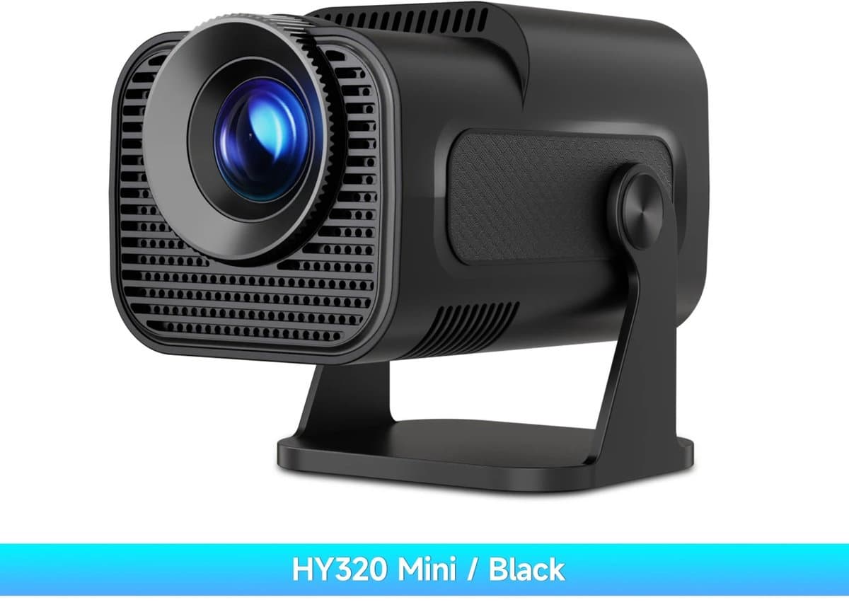 TrendWave 180 ° Draaibare Projector - HD 1080P Beamer - 4K - WIFi BT5.0 - Auto Focus - Smart Home Theater Video - Mini Beamer — afbeelding 1