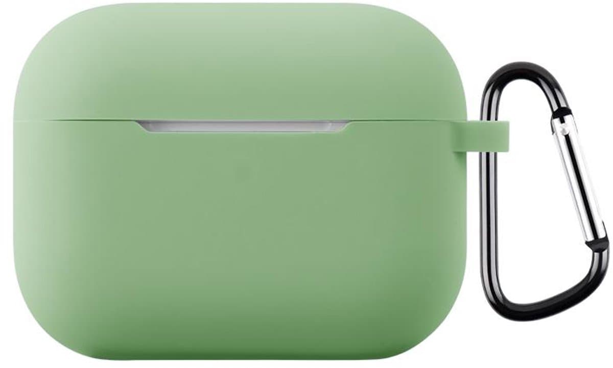 Telestore - hoesje geschikt voor AirPods Pro 3 soft case cover - groen - TPU hoesje Beschermhoes - AirPods Pro 3 Cover - AirPods Pro 3 hoesje - Geschikt voor Apple AirPods Pro 3 - gel hoesje met sleutelhanger — afbeelding 1