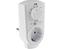 Stopcontact eenvoudige thermostaat met draaiknop plug-in