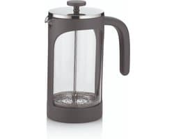 Kela Keuken - Verona Cafetière 1 liter - Glas - Grijs