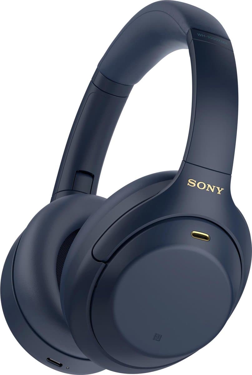 Sony WH-1000XM4 - Draadloze over-ear koptelefoon met Noise Cancelling - Blauw — afbeelding 1