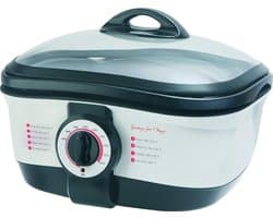 SAVI® Multicooker - Multicookers - Wit / Zwart- 35cm x 34cm x 22cm