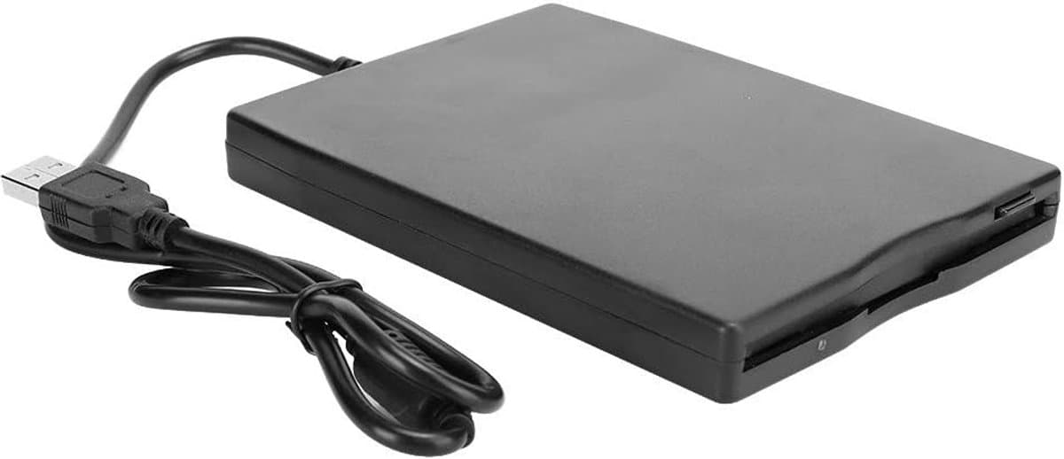 Externe Floppy Drive - Draagbare Schijf - Bestanden Overzetten - USB Aangedreven - 35 inch - Zwart — afbeelding 1