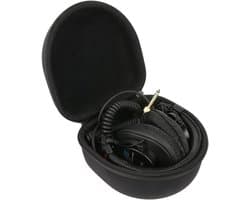 Harde Hoofdtelefoonhoes - Beschermhoes Koptelefoon - Reizen Muziek - Waterdicht Schokbestendig - 18.8 x 18 x 11 cm - Zwart