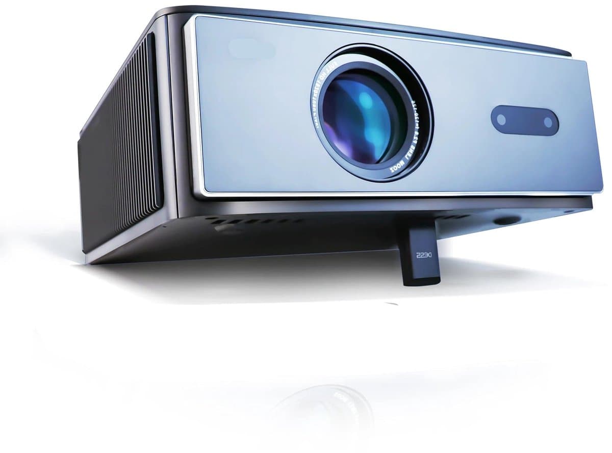 Mini Beamer - Projector - Digitale Beamer - Draagbaar - Smart TV Projectors - 1080P - 4K Full HD - Met Elektrische standaard - 1200ANSI - 130W - Android System - EU-stekker — afbeelding 1