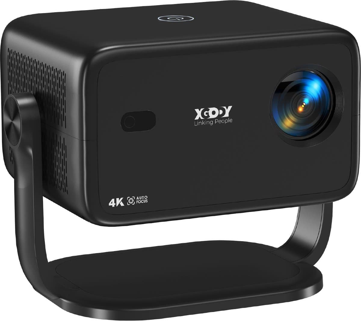 XGODY Mini Beamer – Full HD Projector met Netflix, Android 11, WiFi 6 & Bluetooth 5.4 – Autofocus & 4D Keystone – Thuisbioscoop Beamer – Zwart — afbeelding 1