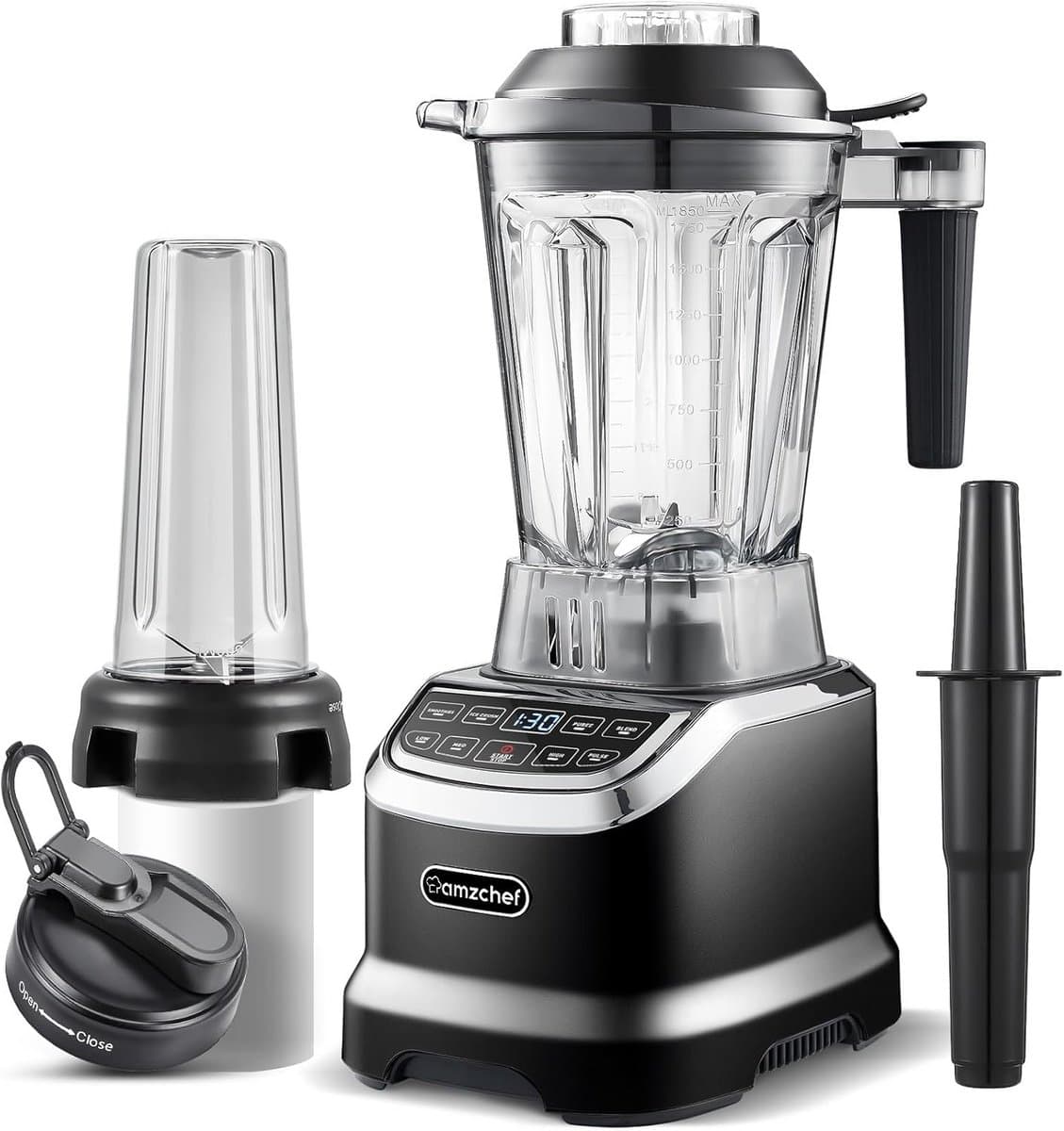 Krachtige 2-in-1 Blender met Twee Mixcontainers - 1800W Keukenmachine — afbeelding 1