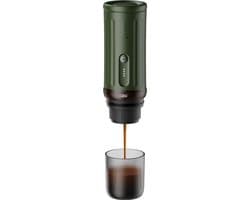 Cerapresso draagbare espressomachine - 3e gen 13500 mAh batterij - tot 8 kopjes zonder opladen - 150s tot 96°C - cups en gemalen koffie - dubbele espresso - draagbare koffiemachine - koffiemaker - reis & camping koffiezetapparaat 12 volt - CERA+