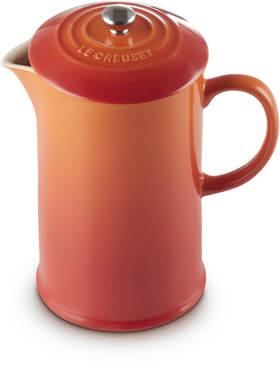 Le Creuset Cafetière 1 Liter in Aardewerk Oranjerood — afbeelding 1