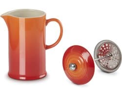 Le Creuset Cafetière 1 Liter in Aardewerk Oranjerood