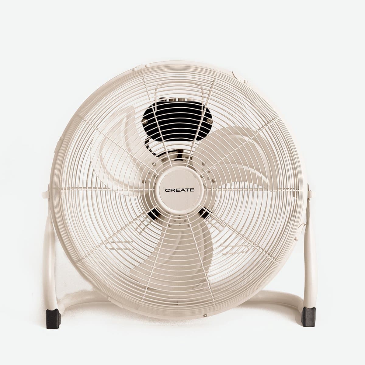 CREATE - Industriële vloerventilator - 16" - Zand - AIR FLOOR RETRO — afbeelding 1