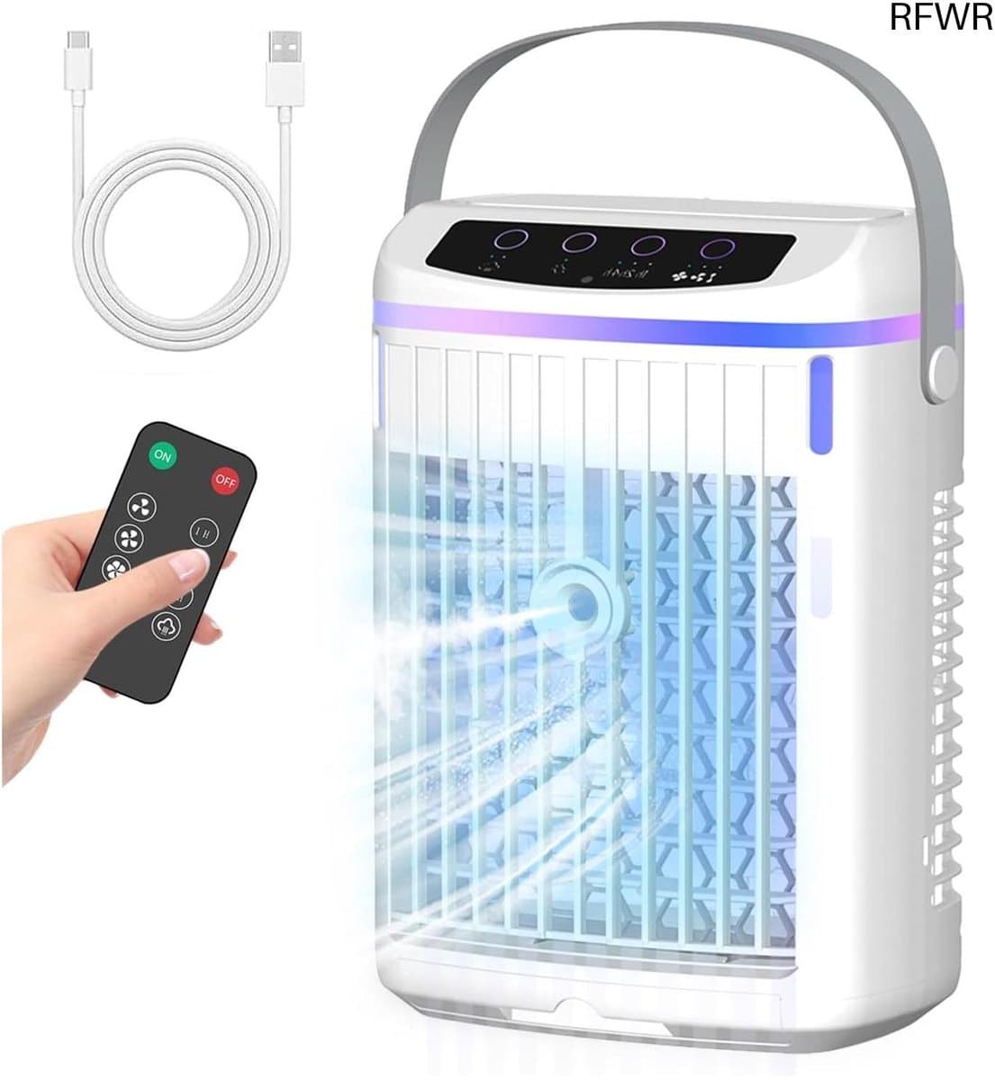 Mobiele Airco - Airconditioning - Ventilatoren - Airco Zonder Afvoerslang - Luchtkoeler — afbeelding 1