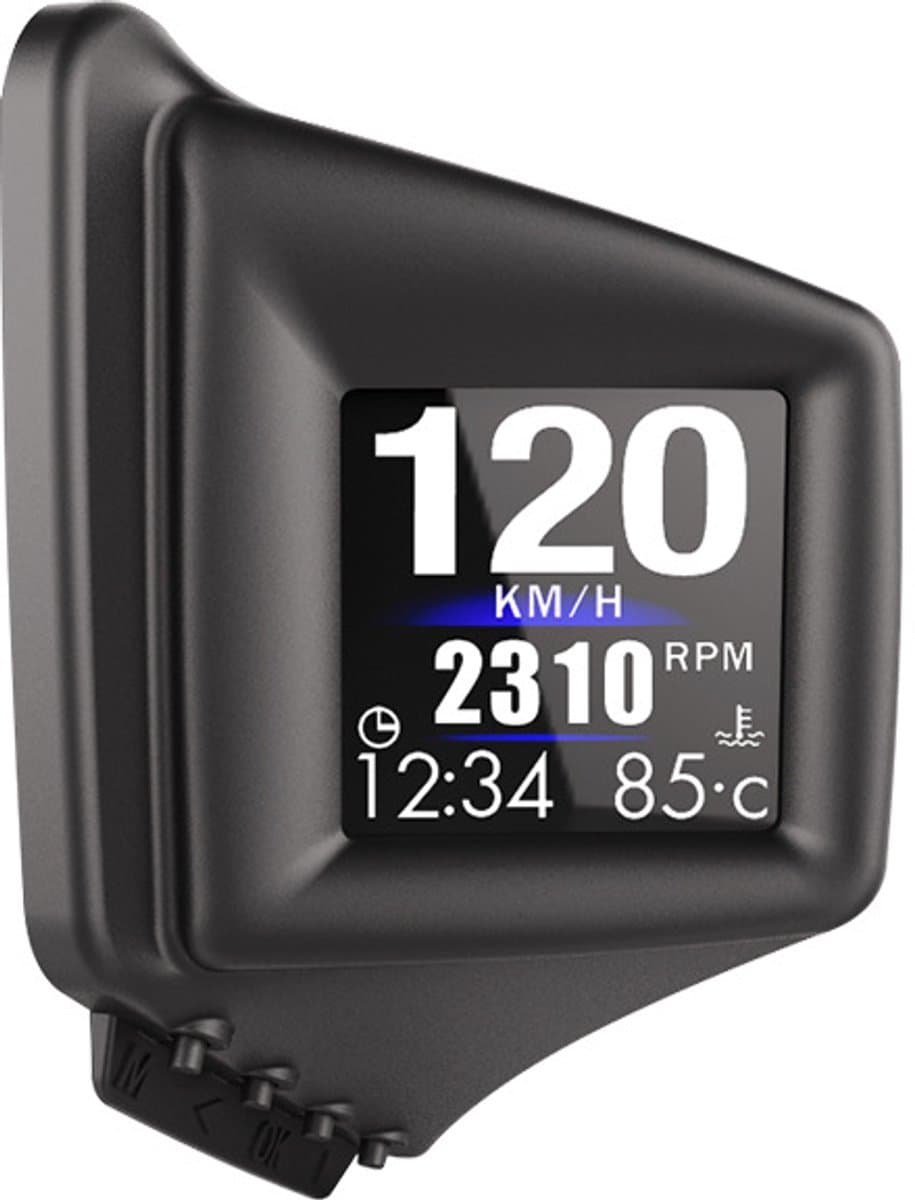 Head-up display, weergave van rijgegevens, GPS-snelheidsmeter, OBD-head-up display, Geschikt voor alle auto's — afbeelding 1