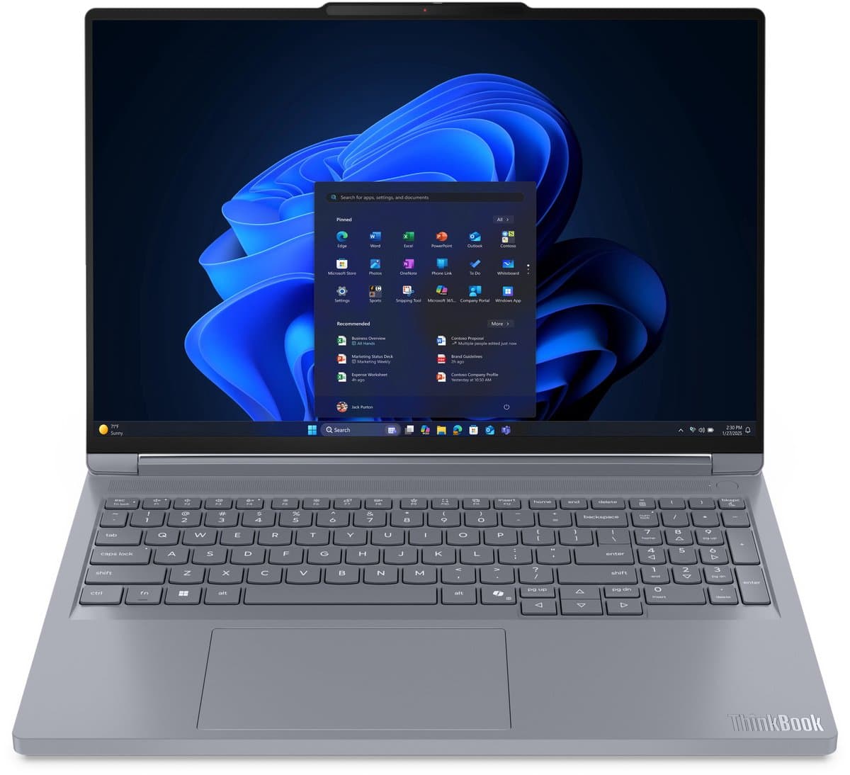 LENOVO ThinkBook 16p G6 ADR - 16 inch - AMD Ryzen 9 8940HX - 32 GB - 1 TB - GeForce RTX™ 5060 - Windows 11 Pro — afbeelding 1