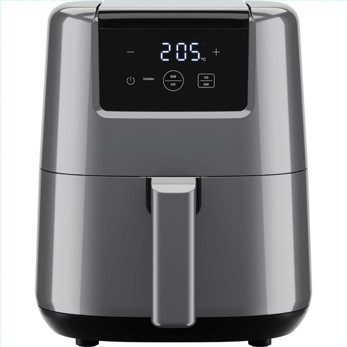 SVN® Mini Airfryer - Airfryer - Airfryer Klein - Grijs - 22cm x 26cm x 26cm — afbeelding 1
