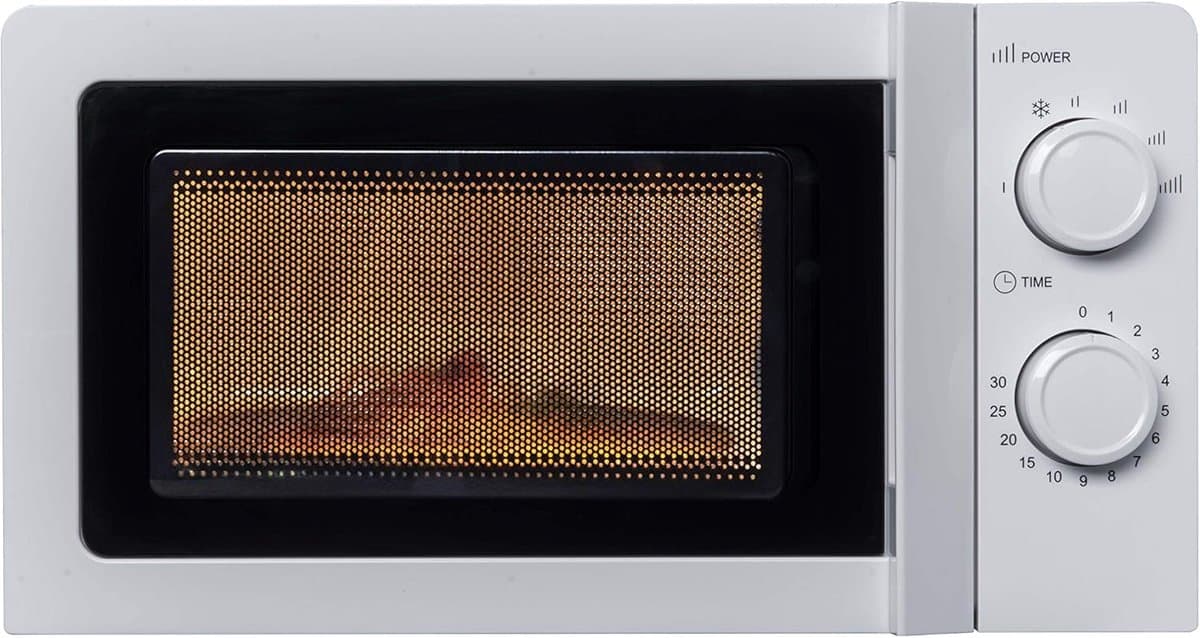 Compacte Magnetron - Snelle Oven - Eten Opwarmen - Zes Vermogensstanden - 17 Liter Inhoud - Wit — afbeelding 1