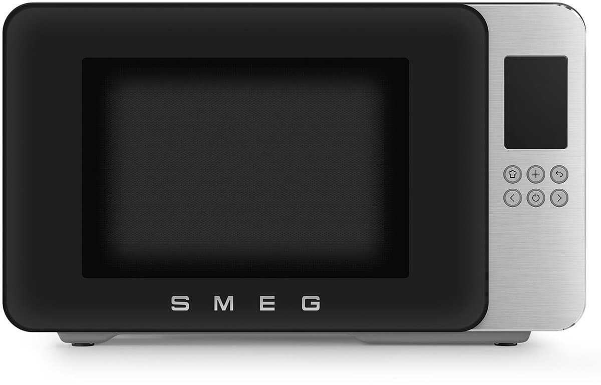 SMEG MOC01BLMEU - Magnetron met grill - Soft-close - 1900W - Inverter technologie - 29L - Mat Zwart — afbeelding 1