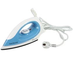 Registry strijkijzer EU-stekker blauw/wit 1000 watt