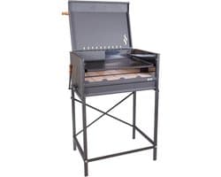 Nuke Pampa Outdoor Argentinian Grill – Stalen Gaucho BBQ met 123 kg Onderstel – 31" Grilloppervlak (ca. 1230 cm²)