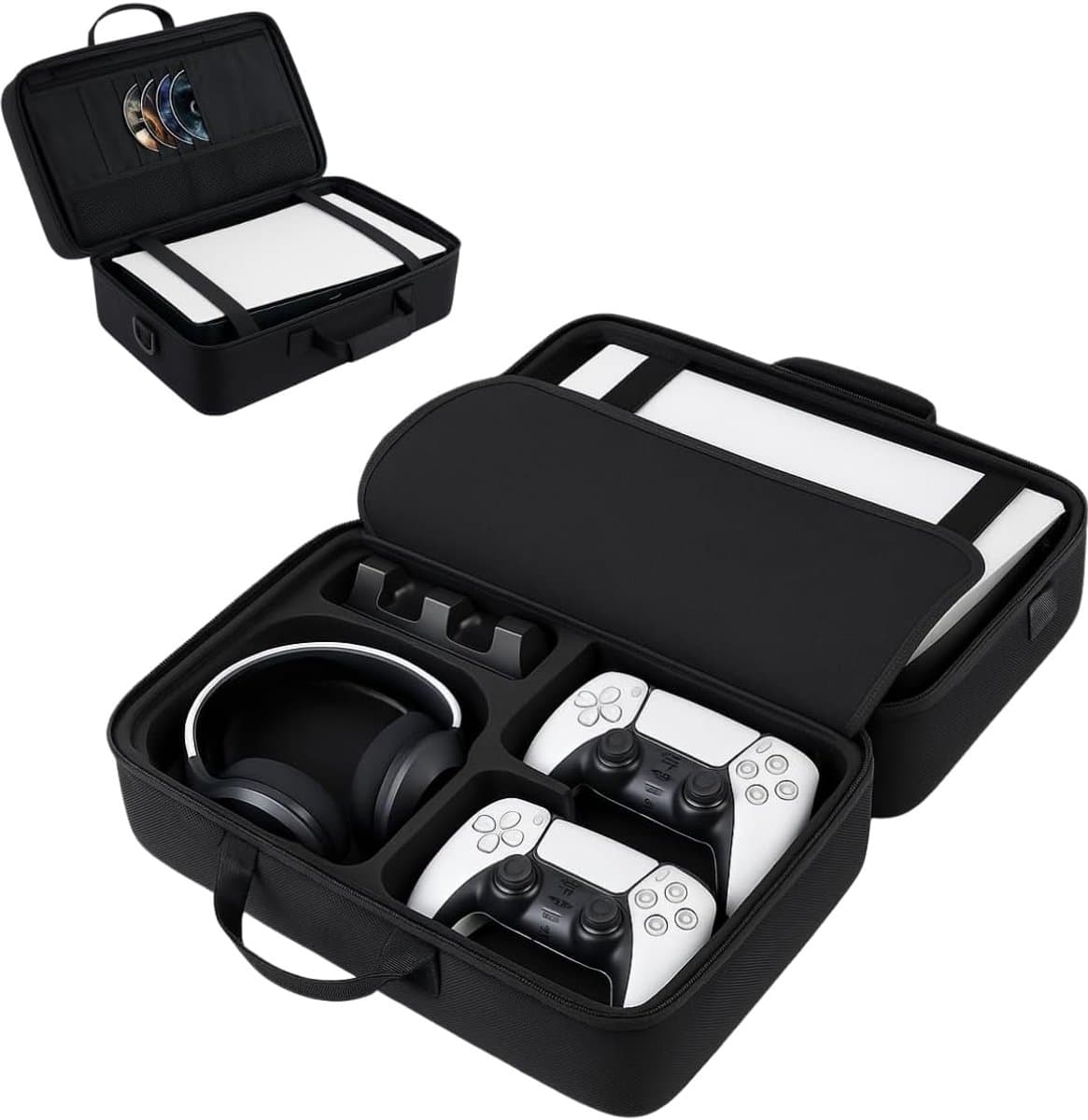 BOTC PS5 Case - PS5 Tas - PS5 Koffer - Opbergtas - Multifunctioneel - Waterdicht - Zwart — afbeelding 1
