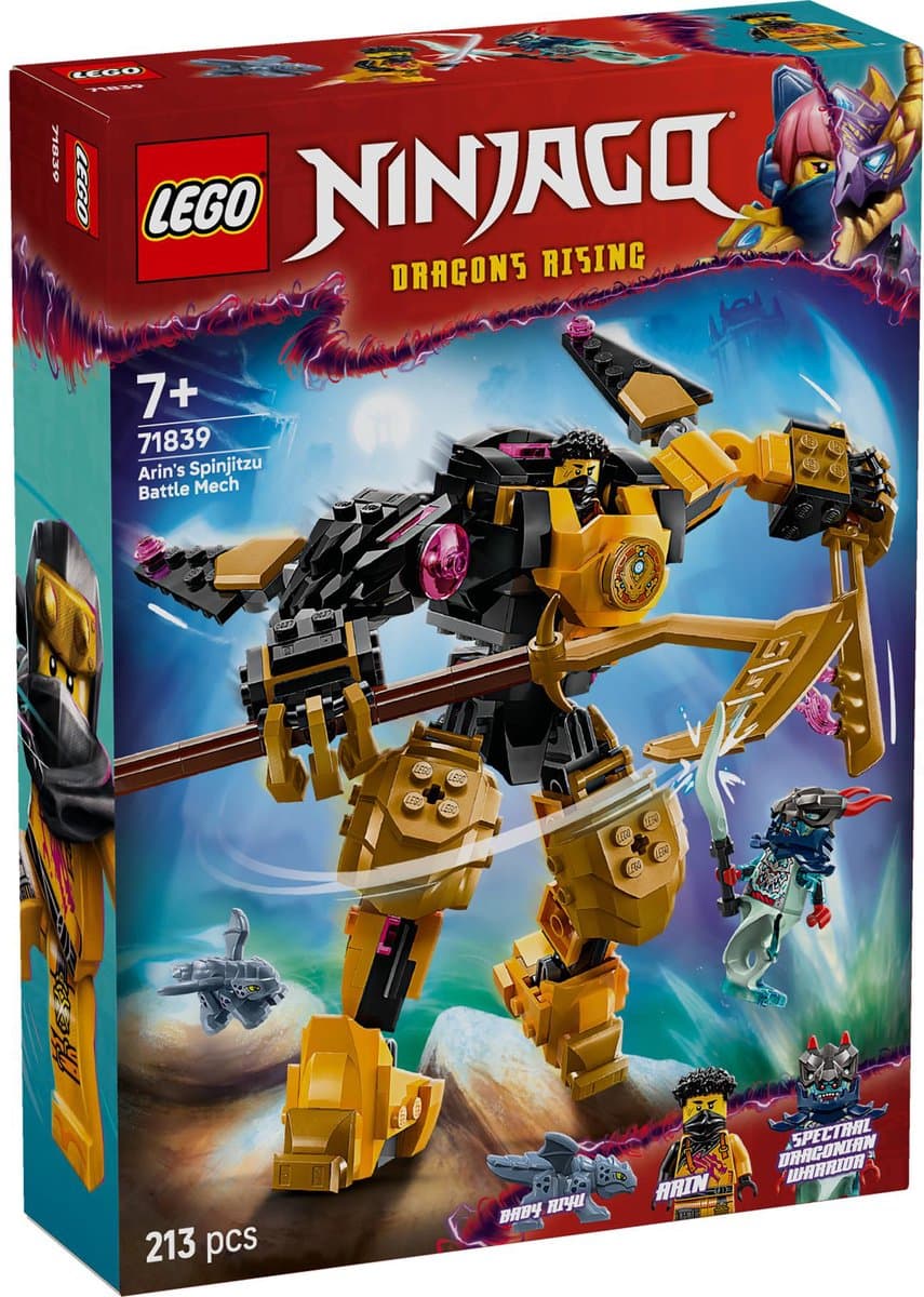 LEGO Ninjago - Arins Spinjitzu strijdmecha Constructiespeelgoed — afbeelding 1
