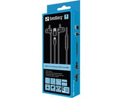 Sandberg USB-C/A In-Earset with Line-Mic