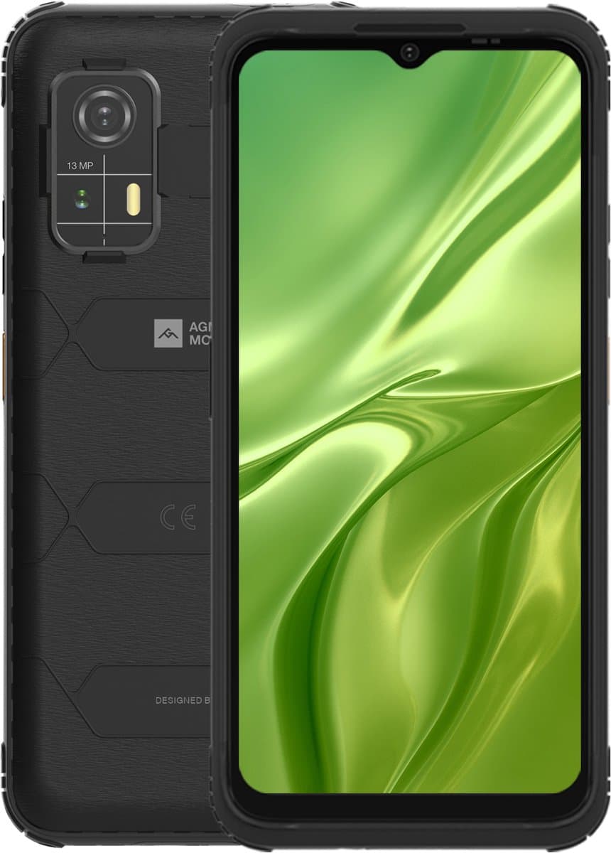 M H Max – Robuuste Android 14 Smartphone met 10000mAh Batterij, 90Hz Display, 4G Dual SIM, 13MP Camera – IP69K – 128GB Opslag — afbeelding 1