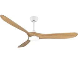 Bovista Plafondventilator - Met Verlichting - Plafond Ventilator - Met Lamp - Plafonniere Met Ventilator - Met Licht - Stijl E - 150cm