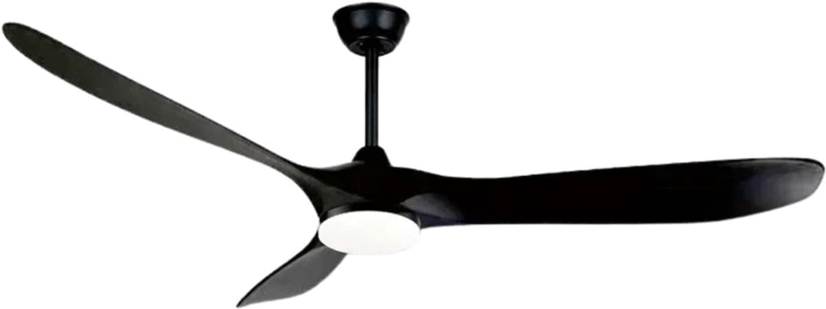 Nivard Plafondventilator - Met Verlichting - Plafond Ventilator - Met Lamp - Plafonniere Met Ventilator - Met Licht - Stijl C - 150cm — afbeelding 1
